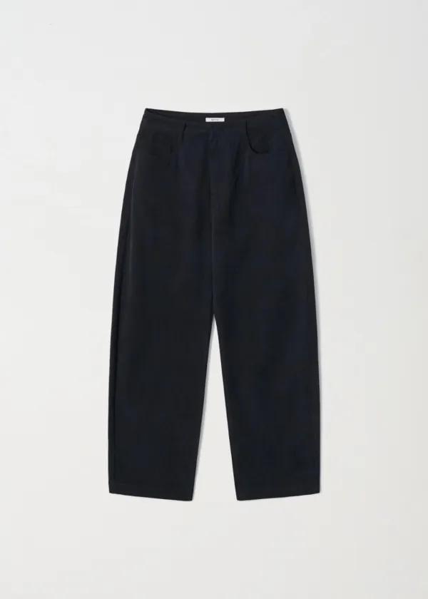 Peach Curved Pants_Black