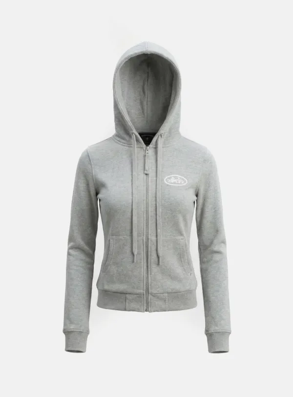 [w-hde26-023] Mystic Capsule Slim-Fit Zip-Up Hoodie - Gray