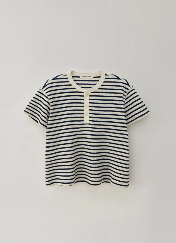 4TH / Penico stripe t-shirt (Ivory)