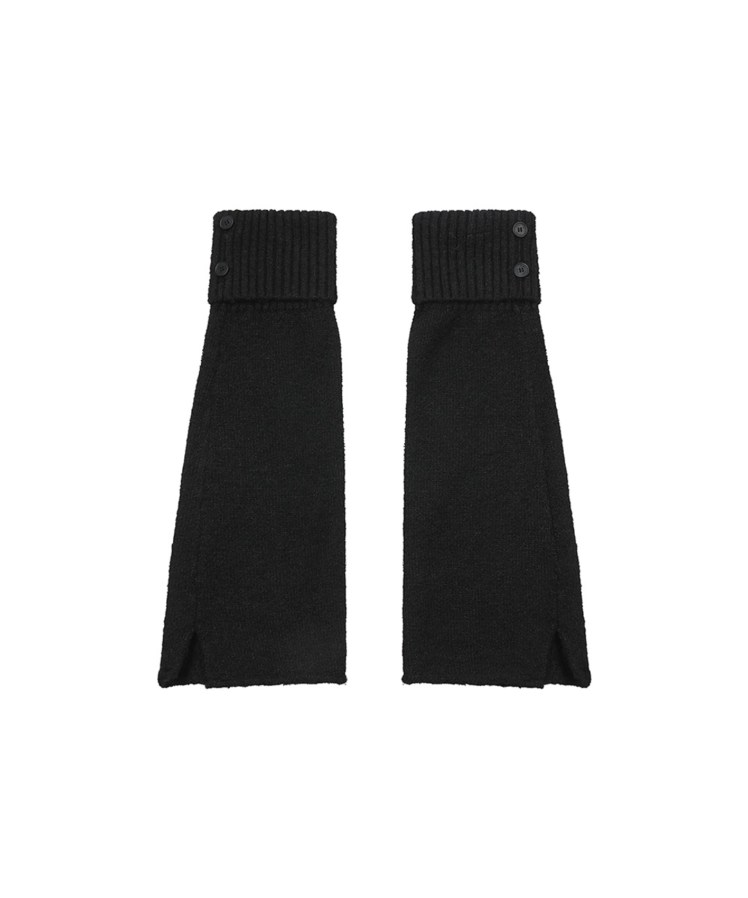 미세키서울 Button knit leg warmer BLACK 상품 이미지 1
