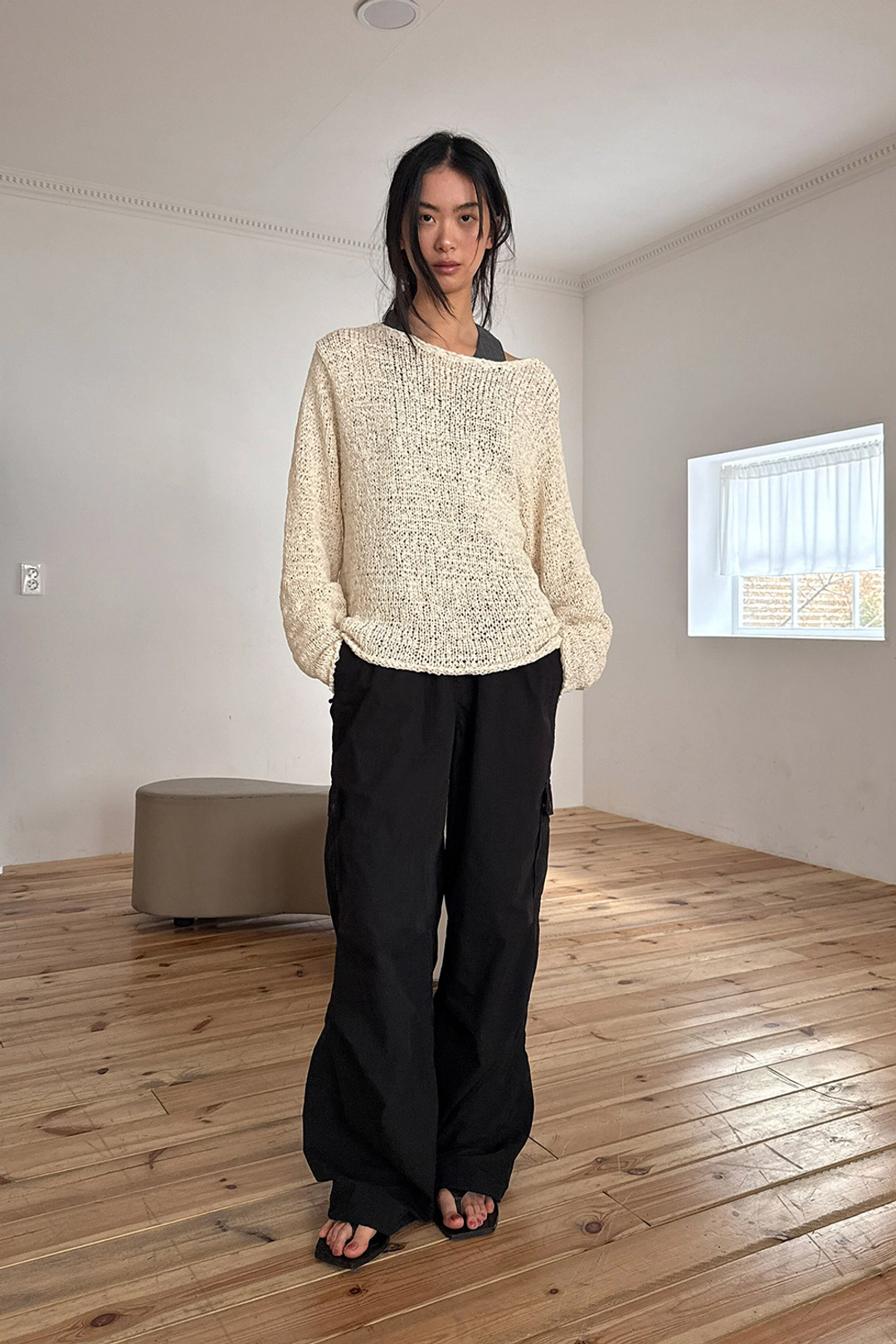 다이애그널 LOOSE TEXTURE KNIT 상품 이미지 2