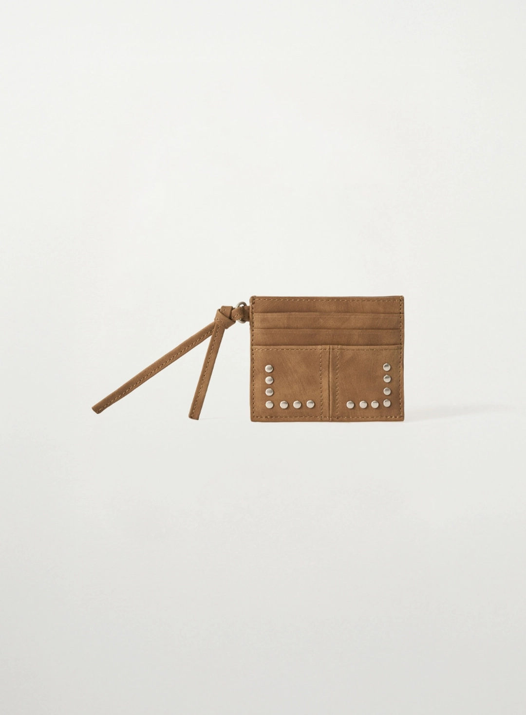 세터 Stud Card Wallet - Camel 상품 이미지 1