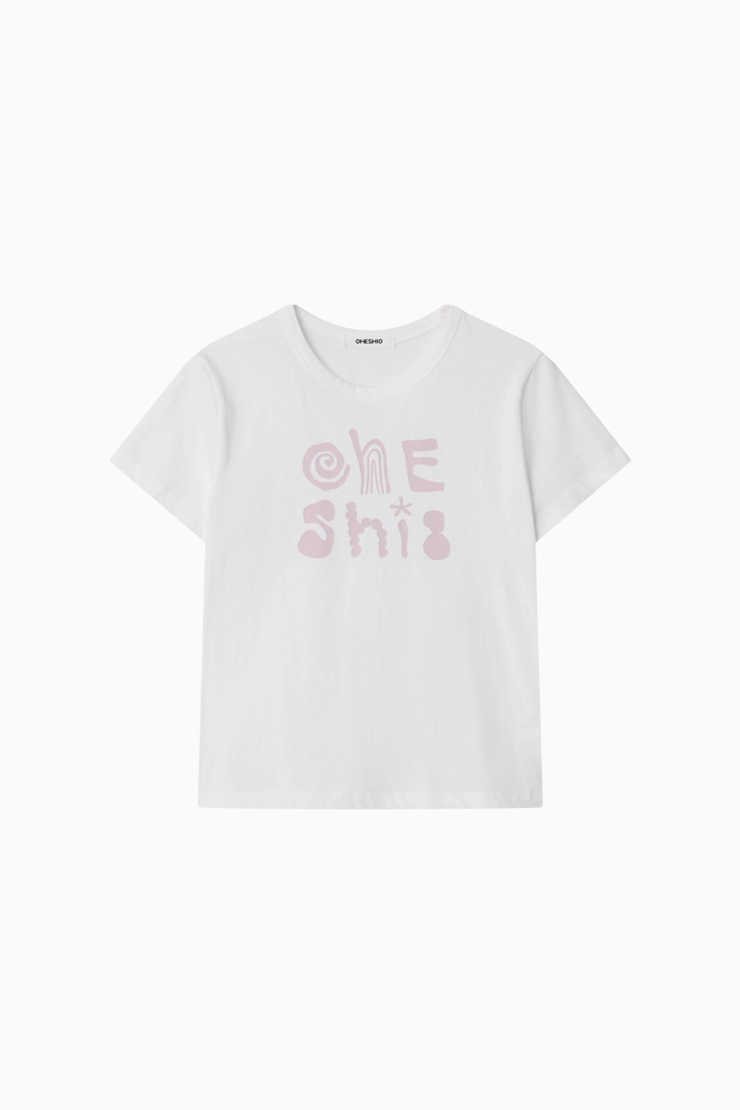 오헤시오 ART LOGO T-SHIRT, WHITE 상품 이미지 1