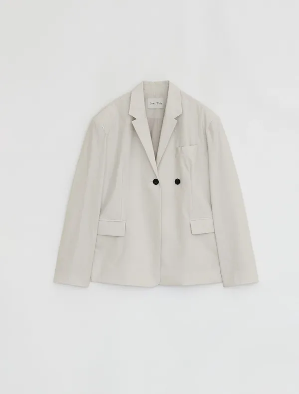 BUTTON STRAP JACKET [GREY]