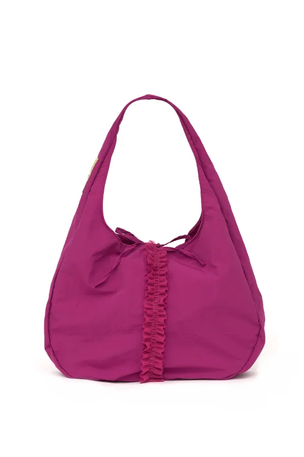 [8차 재입고] [X MA JOURNÉE] 프릴 호보 백 frill hobo bag (orchid)
