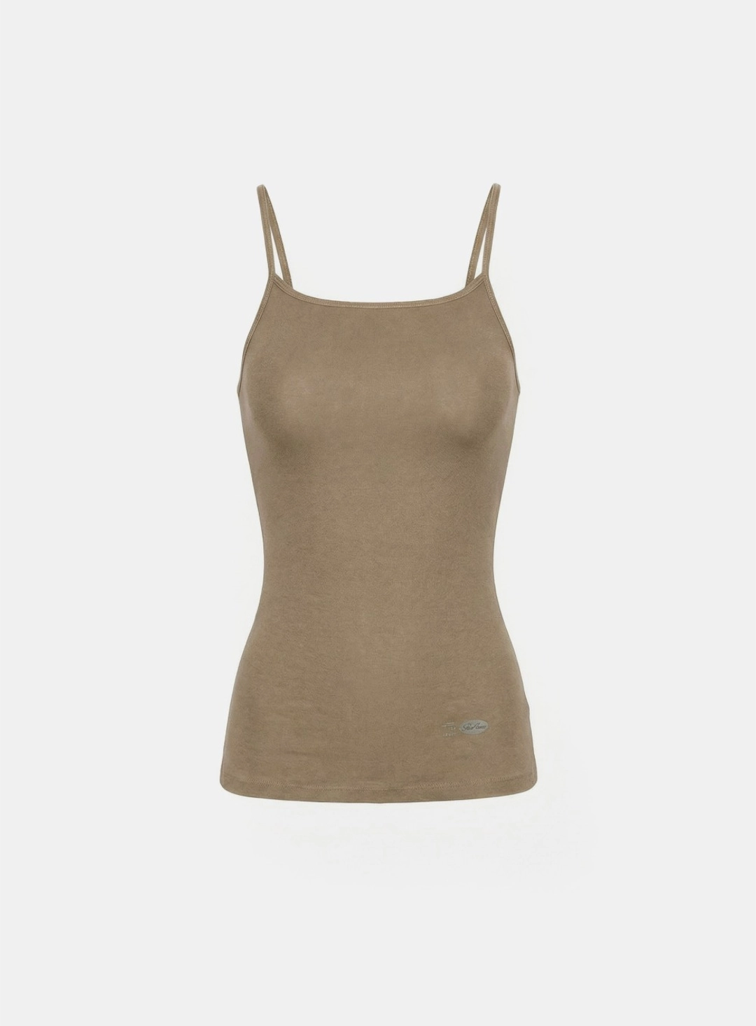 배드블러드 [w-tnk26-005] BS Cotton Jersey String Tank - Tobacco 상품 이미지 1