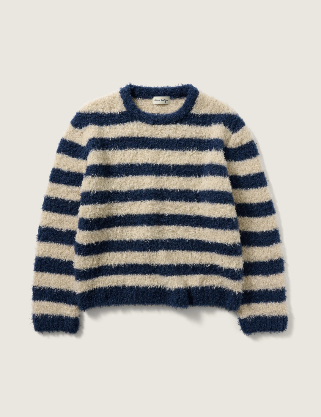 시엔느 Fog Stripe Knit (Navy) 상품 이미지 1