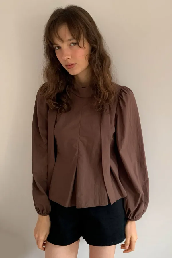 Popo Blouse / Brown