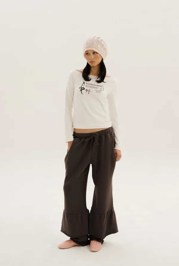 [releasing 09.16 12pm KST] Frill sweat pants