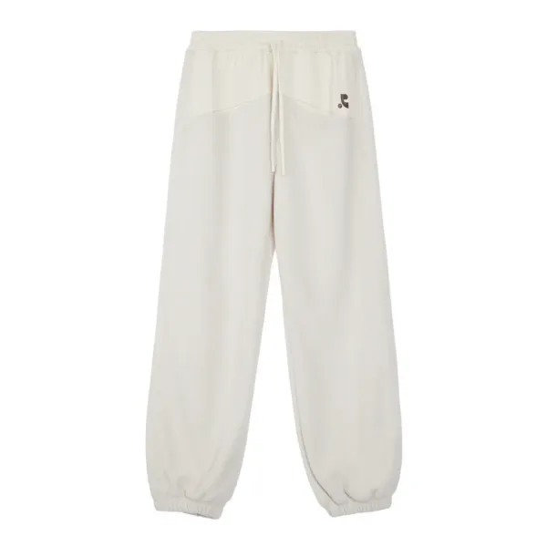 COLORATION FLEECE JOGGER PANTS - IVORY