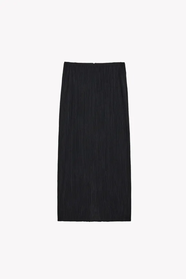 Eina Pleated Skirt (Black)