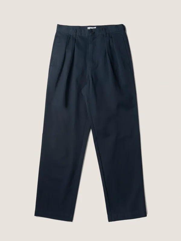 RELAXED TAPERED CHINO [ Navy ]