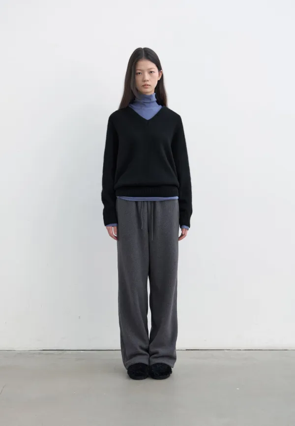 Soft fleece sweatpants (charcoal)