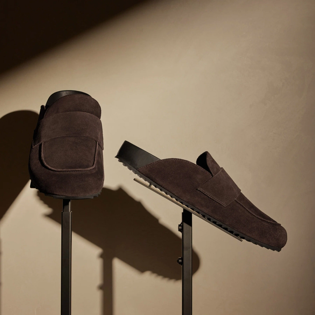 제임스펄스 Men's Suede Slip On Loafer - Cafe 상품 이미지 1