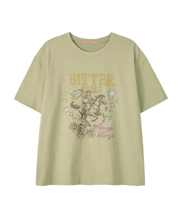 Timber Rose Tee-Olive