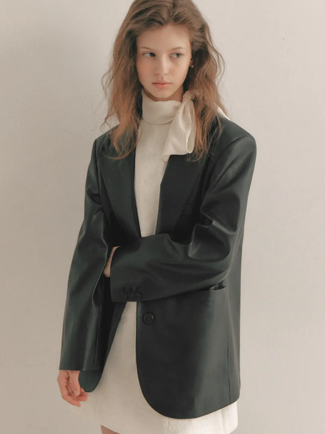 플로움 French Leather Jacket 상품 이미지 1