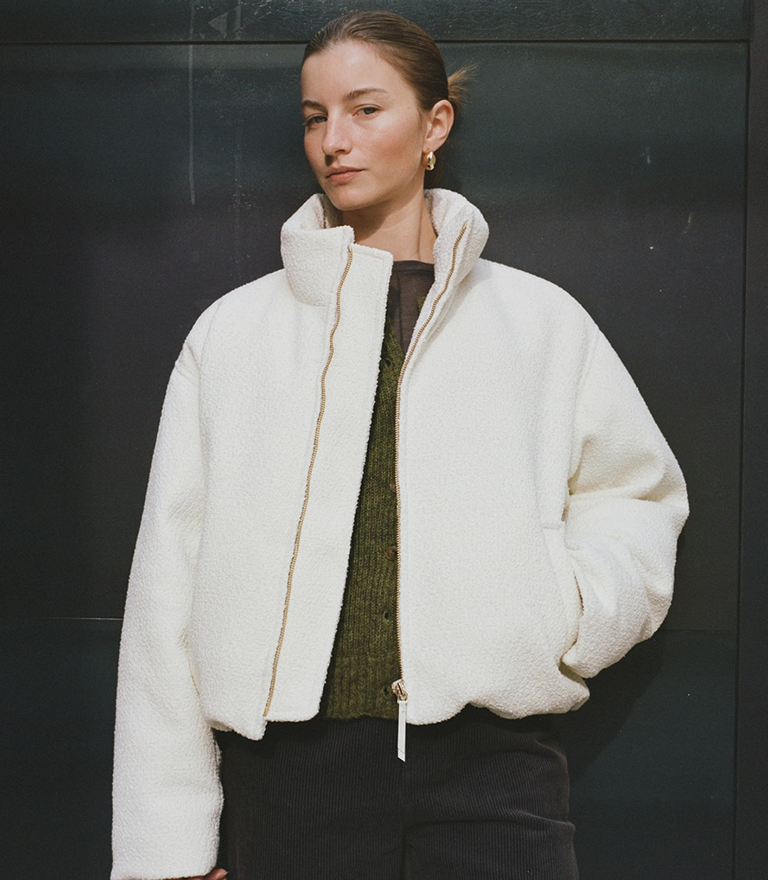 씨에씨 TWEED PUFFER COAT 상품 이미지 2