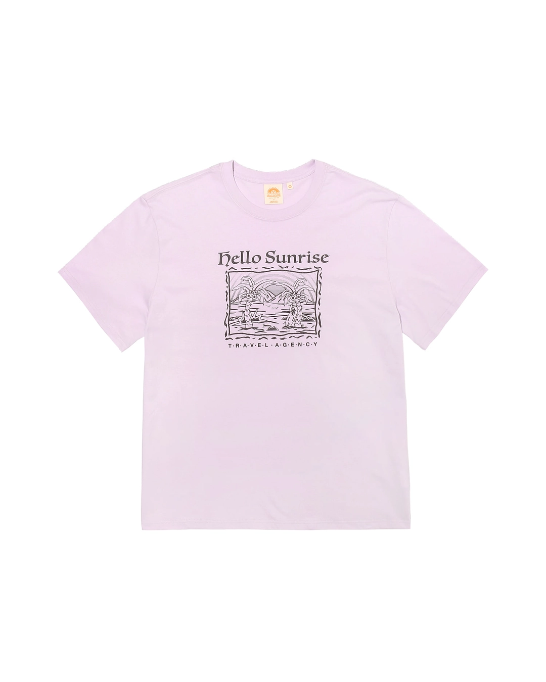 헬로선라이즈 HS Palm Tree Graphic Tee_Light Purple 상품 이미지 2