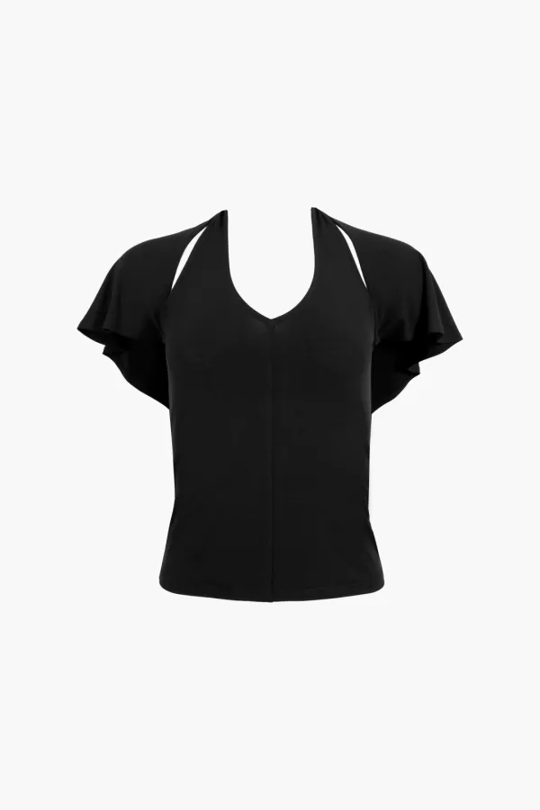BELLINI TOP IN BLACK