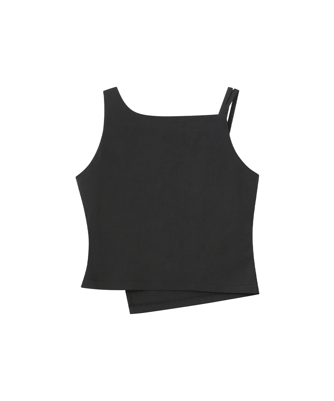 미세키서울 [레이 PICK] Layered button sleeveless top BLACK 상품 이미지 2