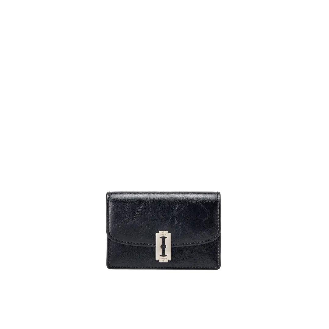 분크 Occam Lune Accordion Card Wallet (오캄 룬 아코디언 카드지갑) Black 상품 이미지 1
