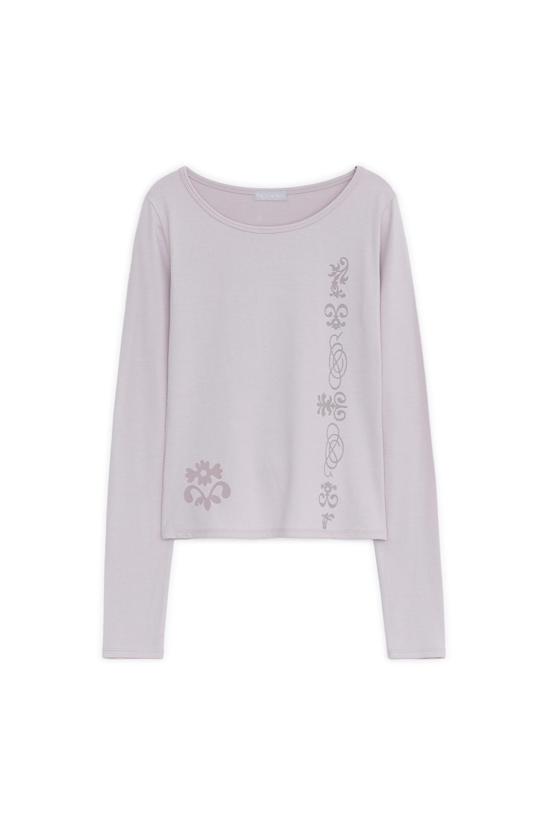 허그유어스킨 Tribal print long sleeve T (Pink) 상품 이미지 1