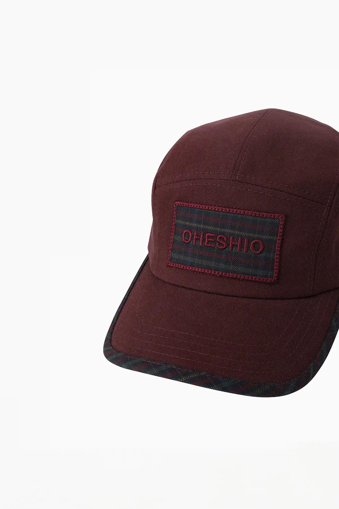 오헤시오 PATCH LOGO CAMP CAP, BURGUNDY 상품 이미지 2