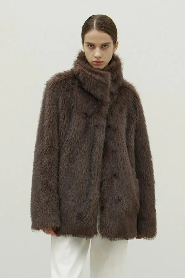 [11차] Bush Fur Jacket_Brown