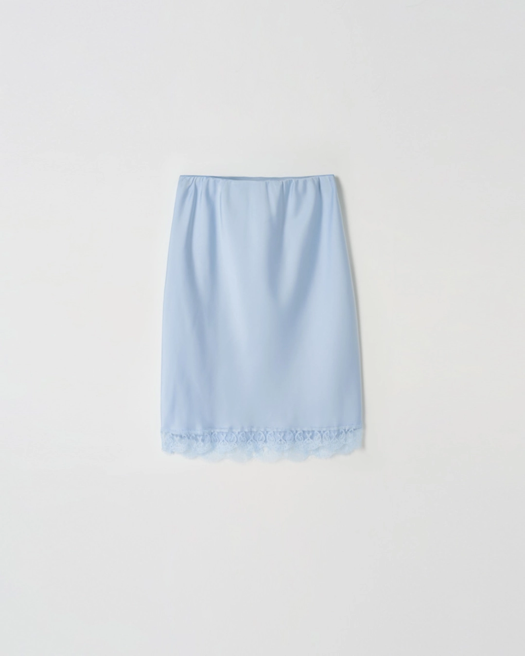 누아르나인 Lace Slip Skirt [DUSTY BLUE] 상품 이미지 1