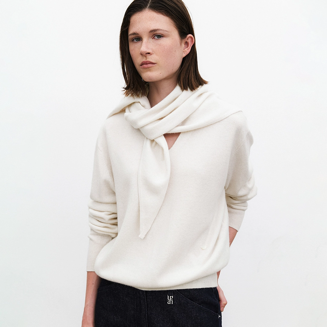 아뜰리에 나인 (SF-0007)ESSENTIAL CASHMERE TRIANGLE SCARF 상품 이미지 2