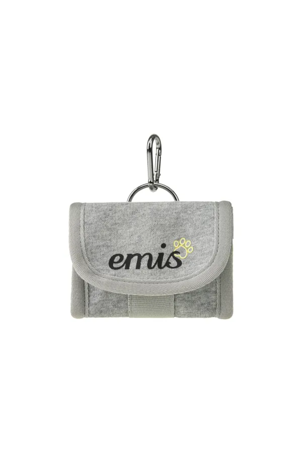JERSEY POOP BAG KEYRING-GRAY