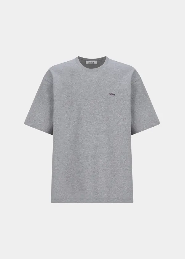 WAVE RIDERS CLUB COTTON T-SHIRT - LIGHT GRAY