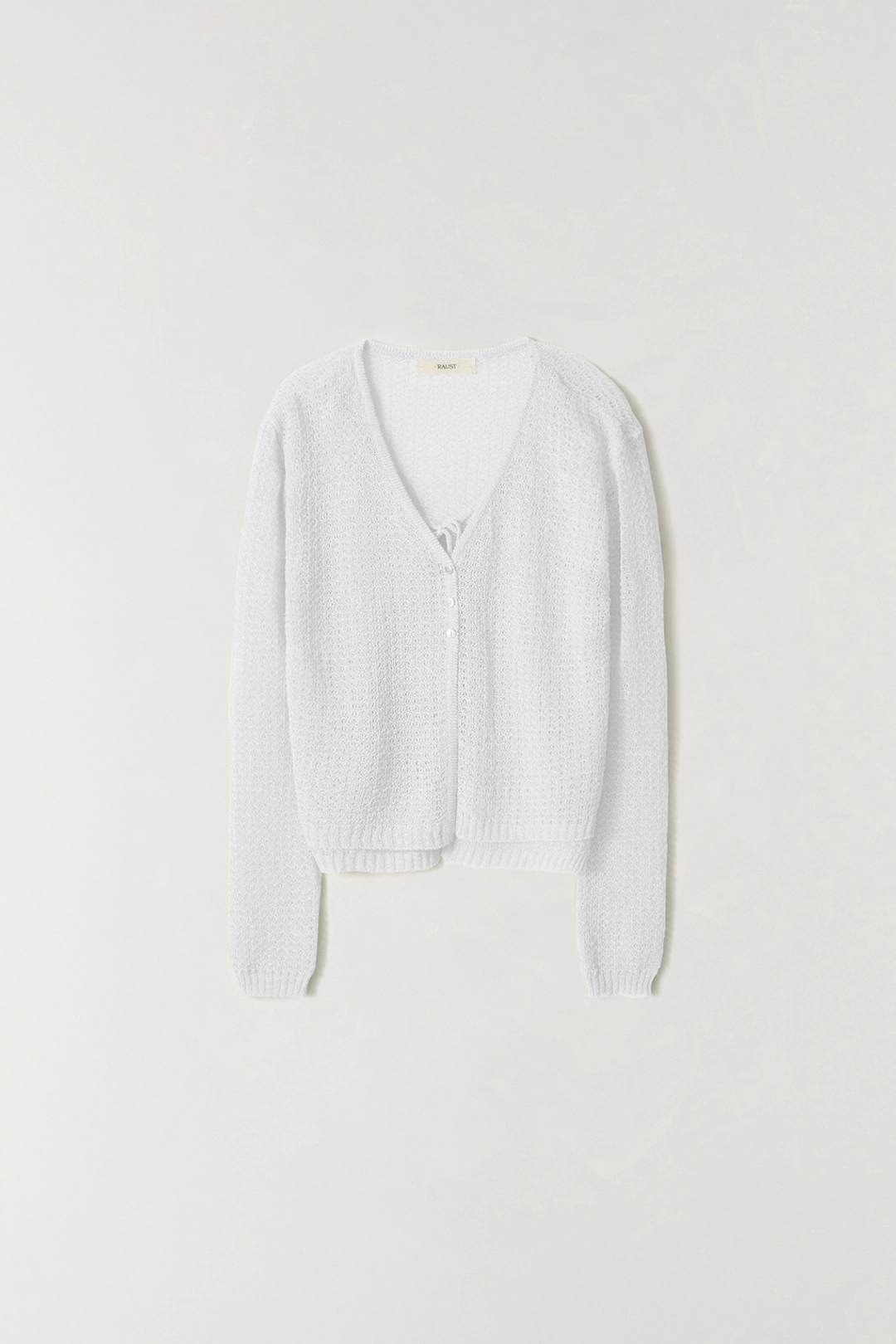 더라우스트 페이퍼 레이어드 가디건 WHITE 상품 이미지 2
