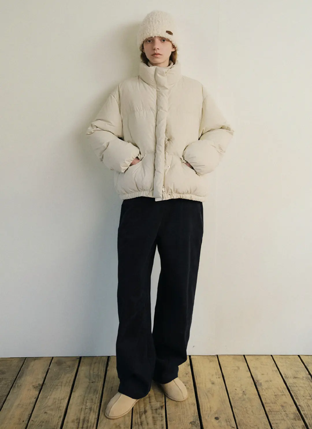 르닐 Poke Short Padding Jumper (Ivory) 상품 이미지 2