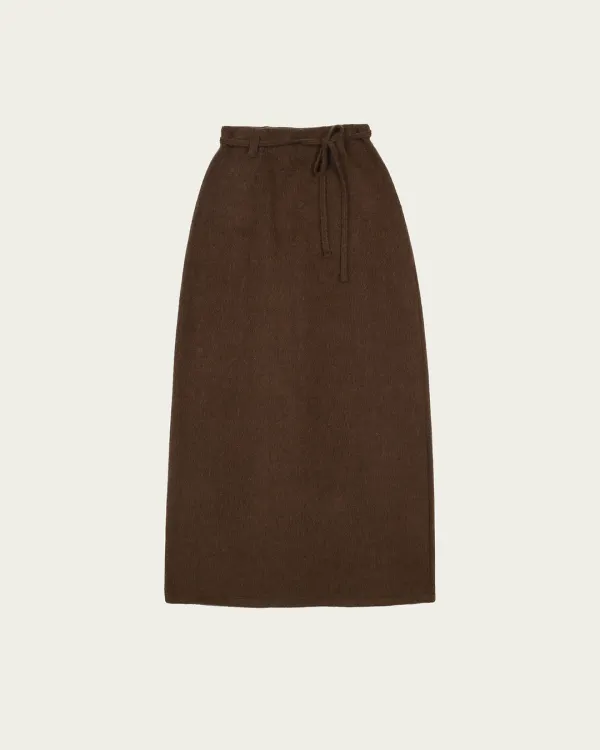 (2차) Snow Skirt - Brown