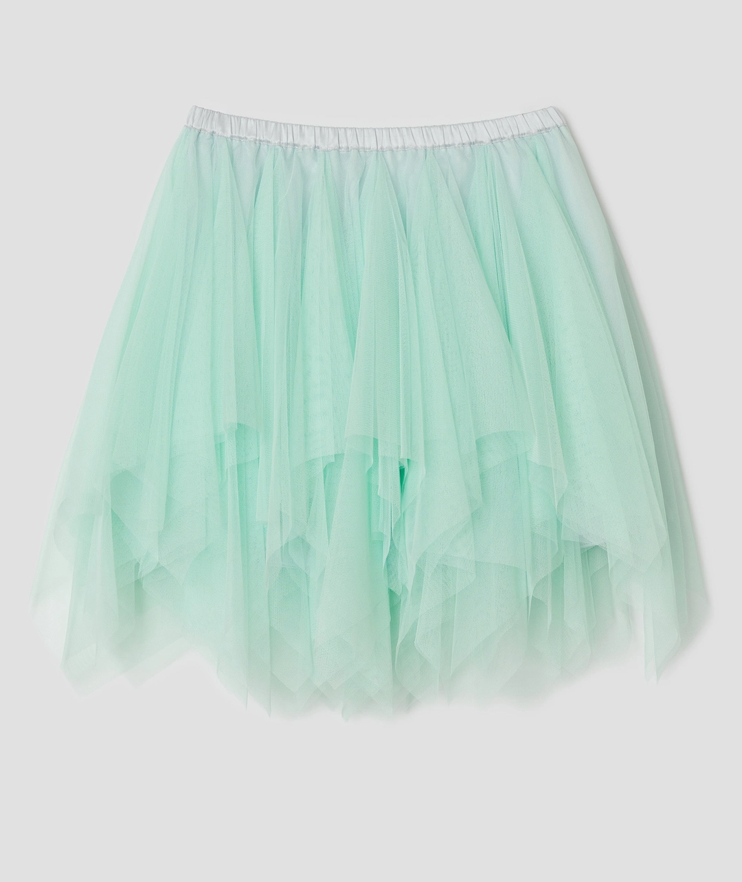 타입서비스 Asymmetric Mesh Skirt [Mint] 상품 이미지 1
