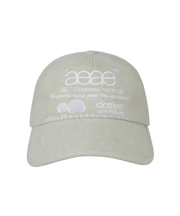 WEB LOGO FLEECE CAP [BEIGE]