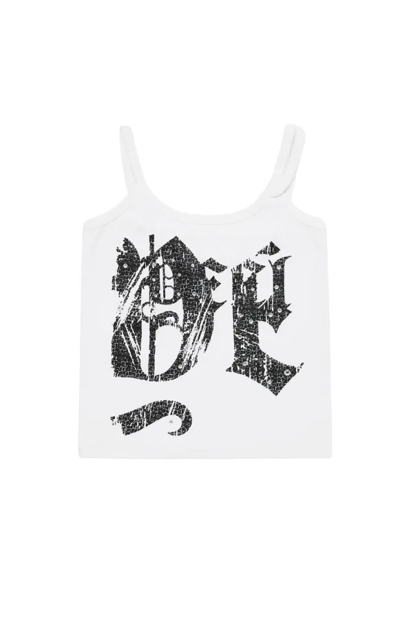 DOUBLE STRAP TANK TOP WHITE
