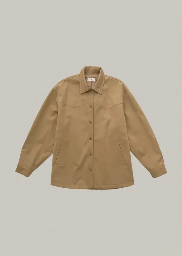 classic suede half jacket