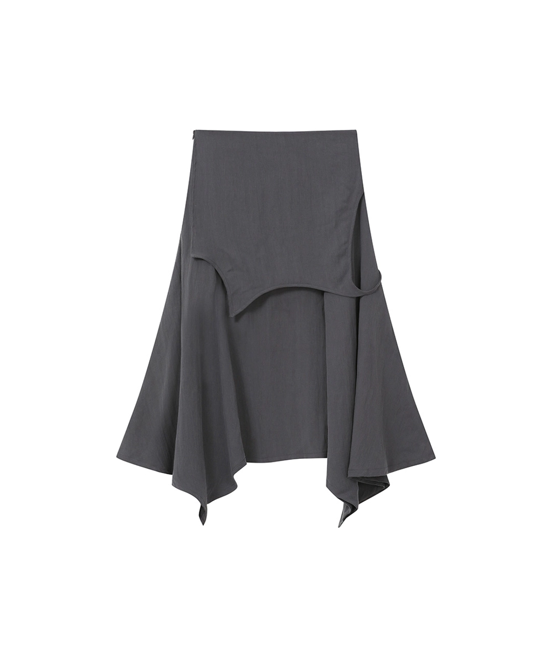 미세키서울 Flutter folding skirt CHARCOAL 상품 이미지 3