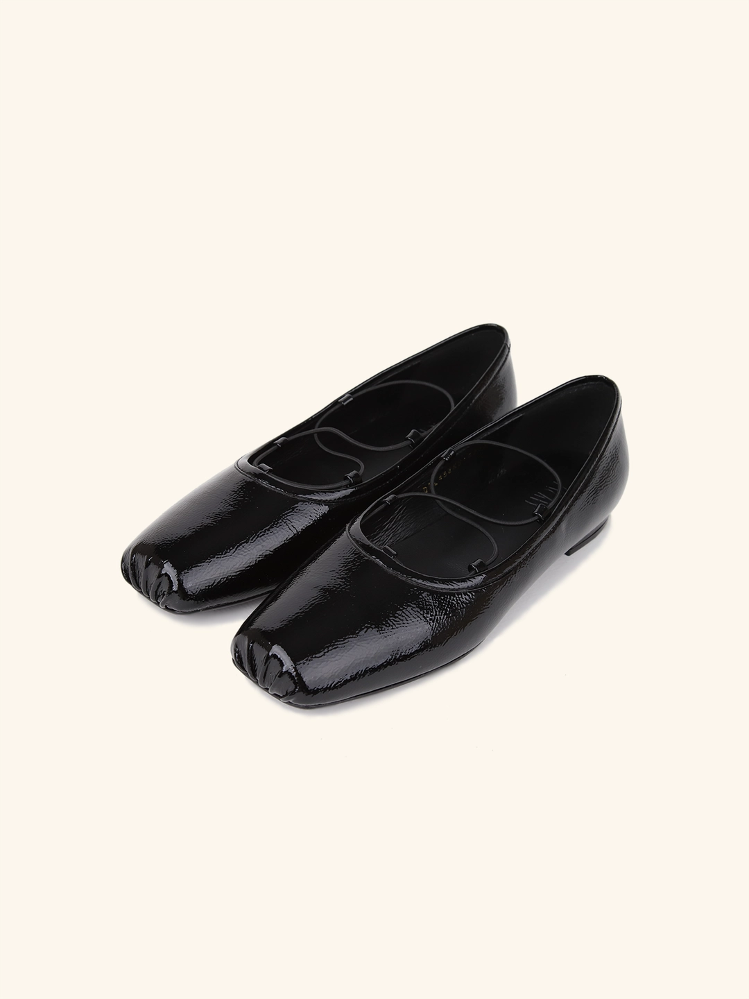 러브듀이 [바로배송] [new color] BALLET strap flat / 블랙유광 상품 이미지 3
