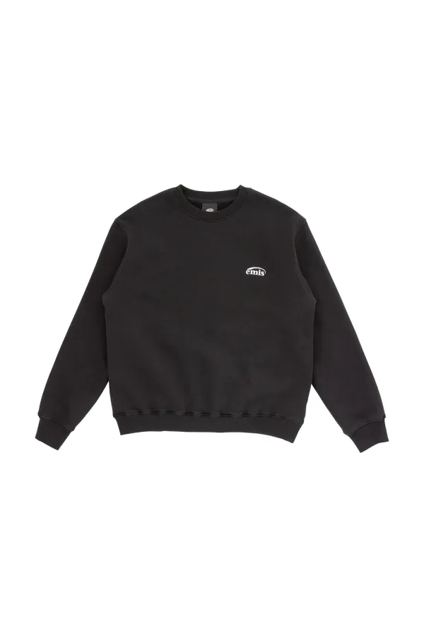 ESSENTIAL HEAVY SWEAT SHIRT-BLACK