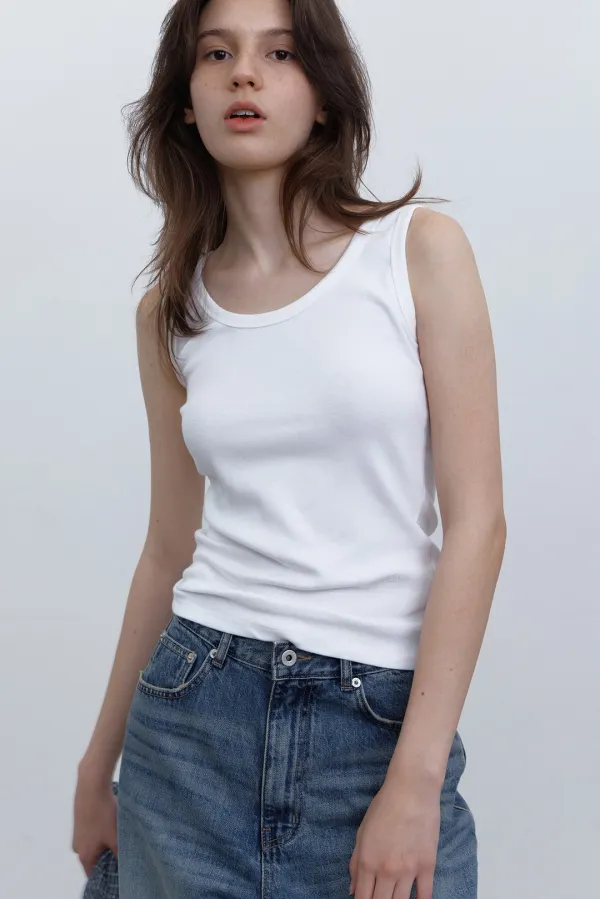 [7차] Momo basic sleeveless (ivory)