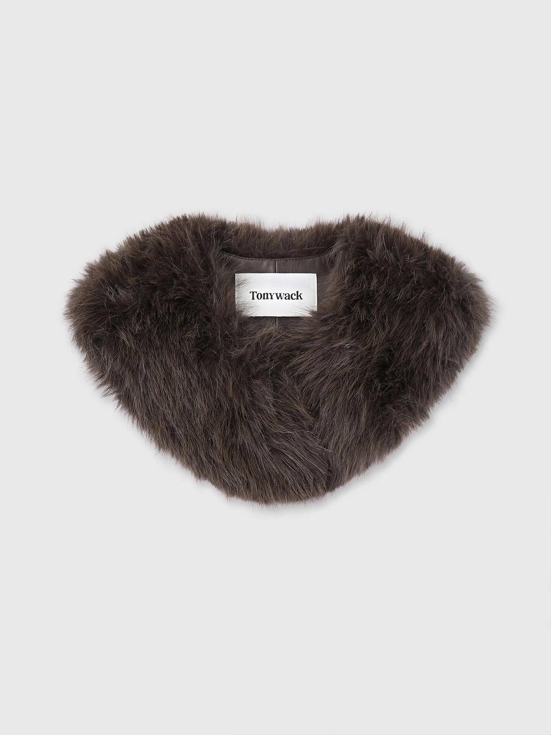토니웩 (W) FAUX FUR MUFFLER_ BROWN 상품 이미지 1