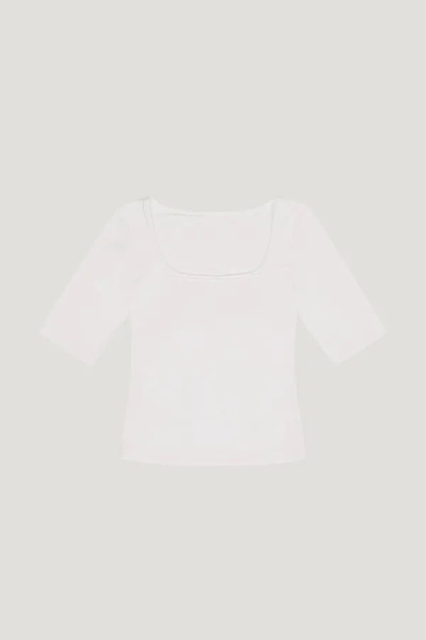 Grace Square Tee (white)