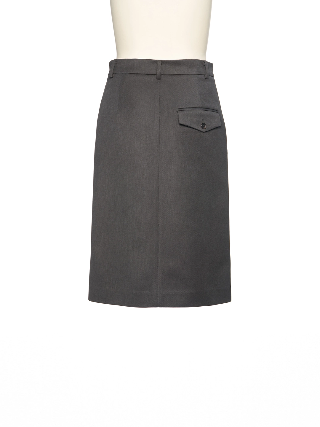 푸쉬버튼 PF26 GRAY FOLDED TUCK SKIRT 상품 이미지 3