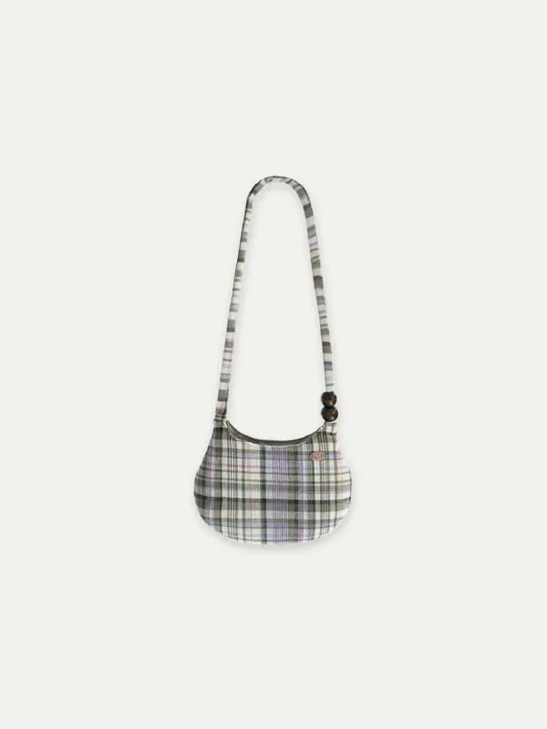 BABY BOWL BAG SOFT CHECK GREEN
