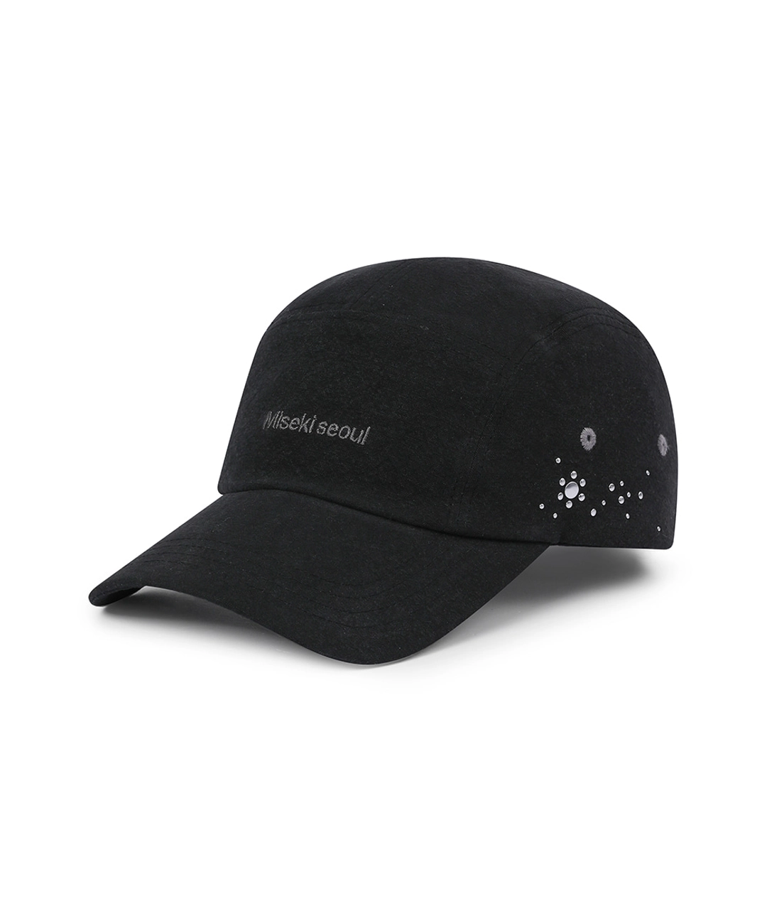 미세키서울 Hotfix logo ball cap BLACK 상품 이미지 2