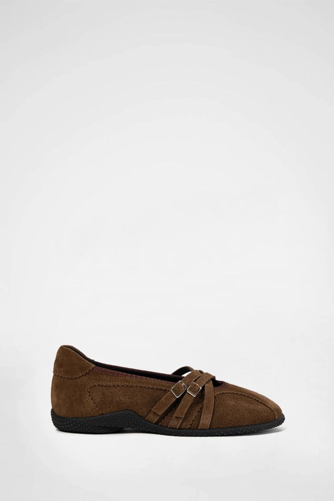 기호 ARCELLE PINKING BELTED SNEAKERS / BROWN 상품 이미지 1