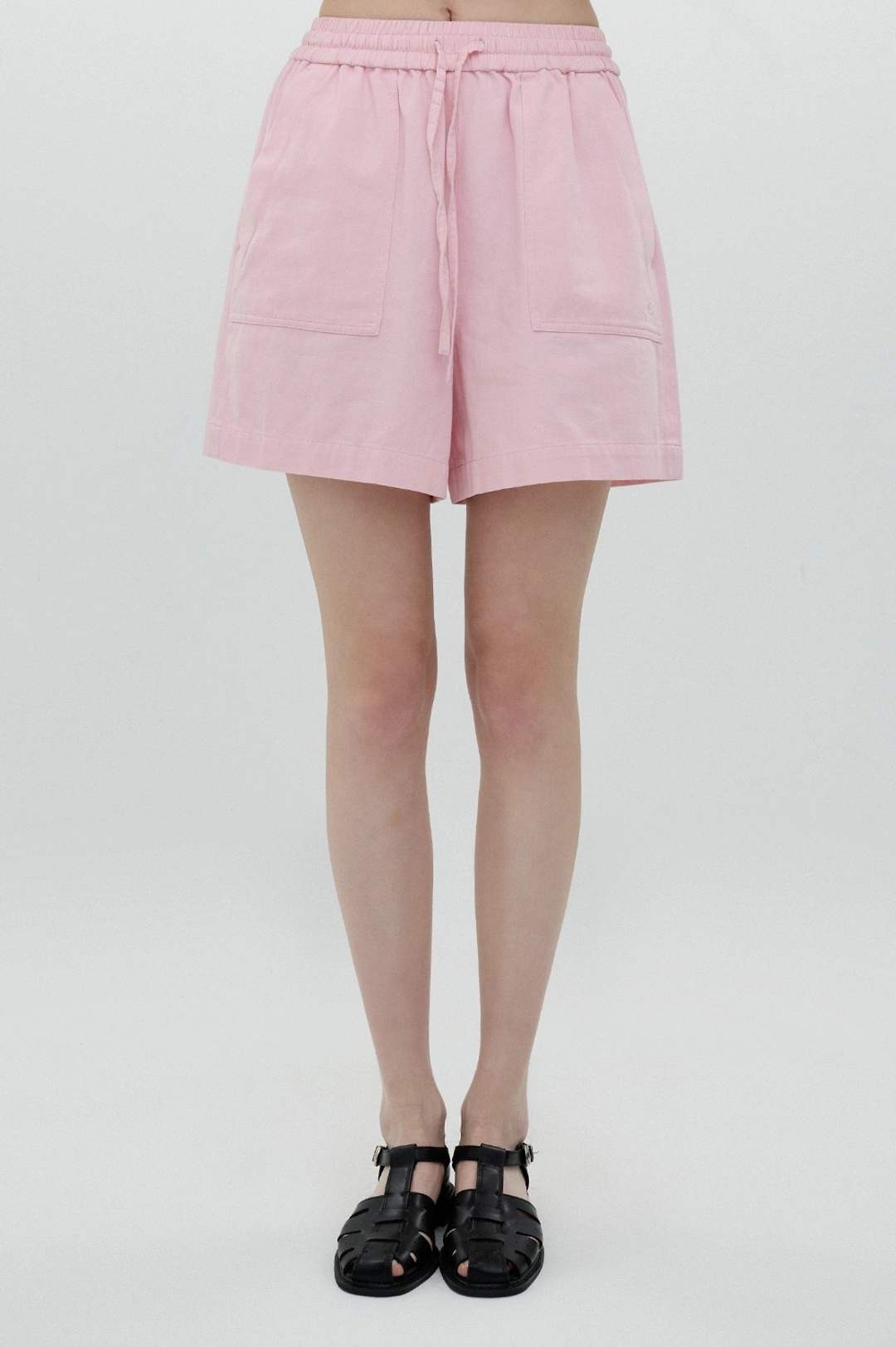 클로브 [25SS clove] Washed Cotton Shorts (Pink) 상품 이미지 2